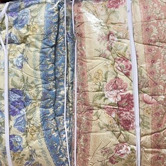 新品在庫#日本製#シングル羊毛合繊入布団かけ布団敷き布団セットの画像