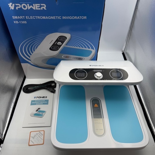 【開封済み未使用品】VIIVA POWER スマート電磁フットマッサージャー KB-136B 在宅美容院 ダイエット フットマッサージ