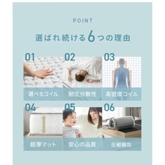 ポケットコイルマットレスの画像