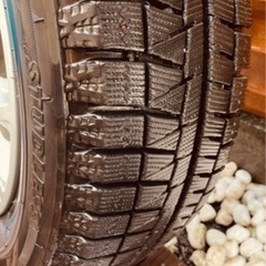 フィアット500 スタッドレスホイールセット　　MAK TRINO & ブリザックの画像