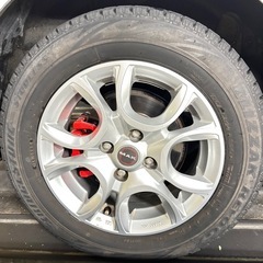 フィアット500 スタッドレスホイールセット　　MAK TRINO & ブリザックの画像