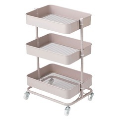 ニトリ　デコホーム　スチールラック　モカ　天板付き　コンパクトサイズ【受け渡し確定済】の画像