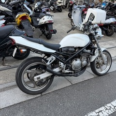 自賠責付　即乗り可　バンディット250 スズキ　アップハン　　直管マフラーの画像