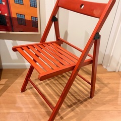 折り畳みチェア　IKEAのFRÖSVIフロースヴィ　3脚セットの画像