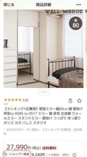 大きなレッスンミラー2枚セット