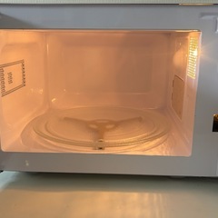 電子レンジ　ホワイトの画像