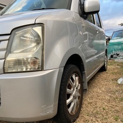 即決値段交渉歓迎！　ワゴンR　MH２２S　後期　シルバー　距離薄　車検つき　社外アルミつき　夜間現車確認試乗Okです　　の画像