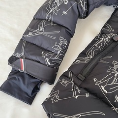 MONCLER GRENOBLE サイズ1 モンクレール ダウンジャケット ダウン 黒 レディース　グルノーブル　コートの画像