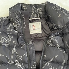 MONCLER GRENOBLE サイズ1 モンクレール ダウンジャケット ダウン 黒 レディース　グルノーブル　コートの画像