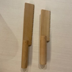 おままごとの木のパン切り包丁の画像