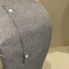 ベッドガード 赤ちゃん 転落防止 クッション 200cm グレー 形状キープの画像