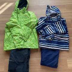 スキーセット　ジュニア　板130/ブーツ24〜24.5 ウェア付きの画像