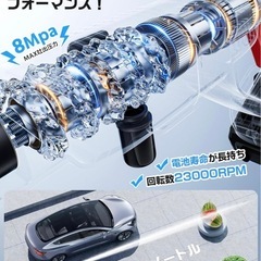 新品　　高圧洗浄機　ノズル6in コードレス　充電式の画像