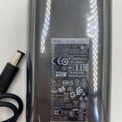 Dell 純正 65W 充電器 LA65NM130 未使用に近い 保証付きの画像