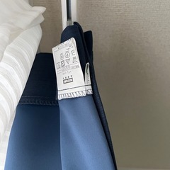 ニトリ　
カーテン2枚組(100X225 )　防炎・遮光　ネイビーの画像