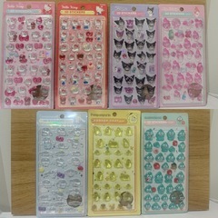 ボンボンドロップシール サンリオ キティ クロミ マイメロ ハンギョドン シナモン　はぴばんだい シナモロール　ディズニー　の画像