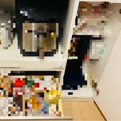 【2万円→5千円】ホワイト キッチンカウンター 引き出し付きの画像