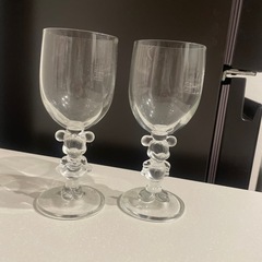 ミッキーマウスワイングラス　2個の画像