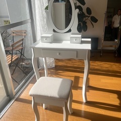 ドレッサー 化粧台 ミラー 鏡台の画像