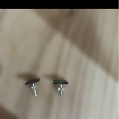 タイ　ハンドメイド　絵付けピアスの画像