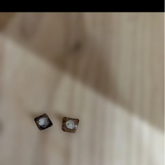 タイ　ハンドメイド　絵付けピアスの画像