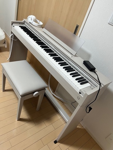【2025年5月購入】ピアノ ap-s200 椅子、ヘッドホン付