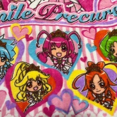 プリキュア 毛布 ブランケット の画像