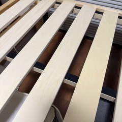 【無料】すのこシングルベッドフレームのみの画像