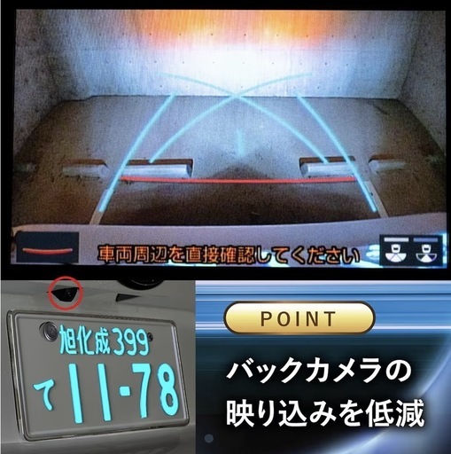 旭化成　字光式ナンバープレート