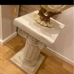 アンティーク調 花台 ガーデンスタンド コラムの画像