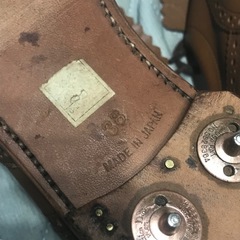 激レア ほぼ未使用 正規品 クリスチャンディオール レザーゴルフシューズ 38 ブラウンの画像