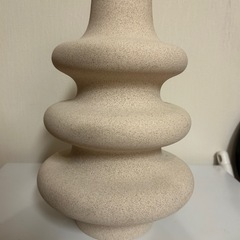  モダンデザイン セラミックフラワーベース ストーン調 花器 オブジェ インテリア 北欧デザイン の画像