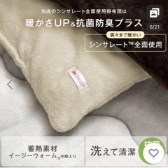 ほぼ新品♪ easywarm　掛け布団 　ライトベージュ　シングル シンサレート 洗える 暖かい 掛ふとん 掛布団 布団 冬用 軽い  の画像
