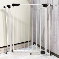 ベビーゲート　ベビーフェンス　ペットゲート　ペットフェンス　スチールゲート ④の画像