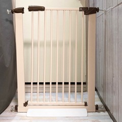 ベビーゲート　ペットゲート　拡張フレーム1本あり　スロープあり　ベビーフェンス　　⑤の画像