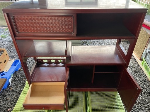 モリシゲ 茶棚 高級 和家具 サイドボード チェスト