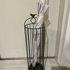 鳥の傘立ての画像