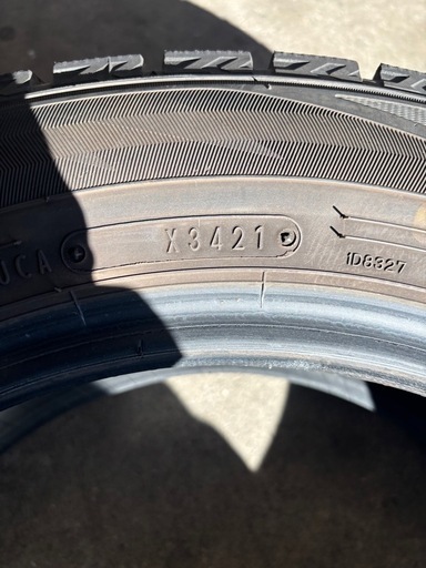 185/60R15 スタッドレス ４本セット ダンロップ  バリ山