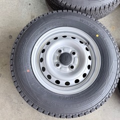 145/80R12・2024年製造・ウインターマックス・残約8ミリ・ハイゼットの画像