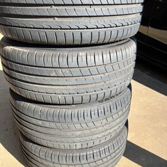 千葉　タイヤバリ山　MANARAY EURO EDITION 16×7J +38  4-100 195/45R16の画像