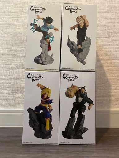 【新品未開封】僕のヒーローアカデミア　フィギュア コンビネーションバトル4点セット