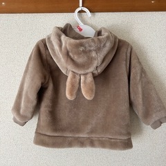 petit main ミッフィー　フード付きアウター 90cmの画像