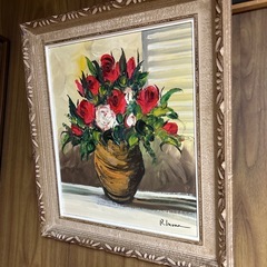 　本日処分　額付き絵画の画像