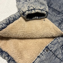 【美品】クリーニング済！！ ANAP 裏地ボア デニムジャケットの画像