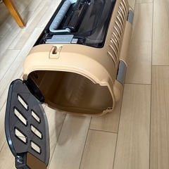 リッチェル キャンピングキャリーファインダブルドアS ブラウンの画像