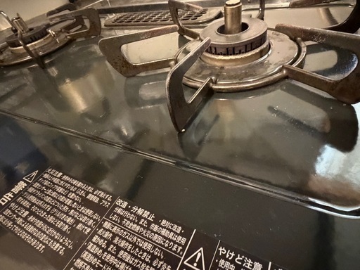 【受付終了】リンナイ ガスコンロ KG67BK（3年使用・清掃済み・動作良好）