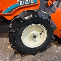 6.2馬力‼️実働整備済/中古農機具【耕運機/管理機　クボタTR70】逆転耕運付き。引き取り希望です🙇‍♂️の画像