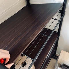 ルミナス　スチールラック　ブラック　シェルフ　収納　棚 の画像