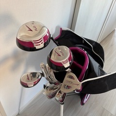 レディースゴルフクラブフルセット13点＋グローブ、シューズ付きの画像