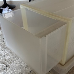 収納ケース2個の画像